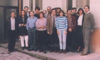 At The Institute of Physics, Zemun, 1988