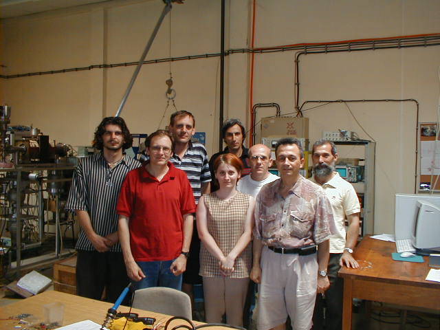 At The Institute of Physics, Zemun, July 2002
