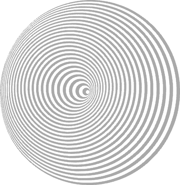 Concentric, Circles, Round, Black, White, Optical